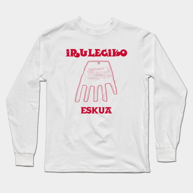 ✅ HAND OF IRULEGI-KO ESKUA Long Sleeve T-Shirt by reyboot